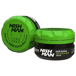 Nishman Pomada Mat Clay Wax M2 100ml - Pomada do włosów - miniaturka - grafika 1