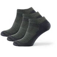 Skarpetki męskie - Skarpetki Zulu Merino Summer 3-pack Rozmiar skarpet: 43-47 / Kolor: zielony - miniaturka - grafika 1