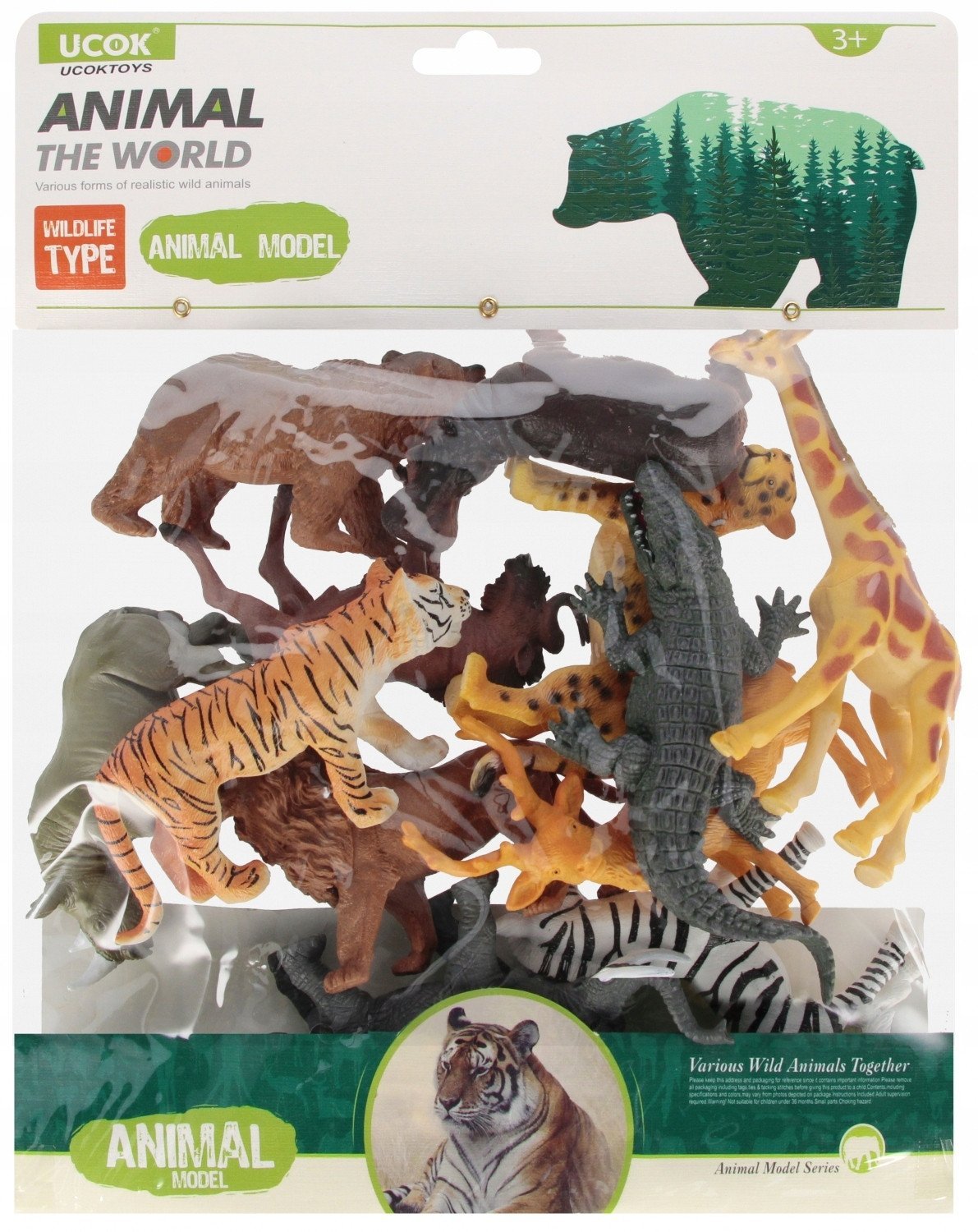 Figurka Mega Creative ZWIERZ DZIKIE 12SZT 13CM 34X37X8 MC PBH 24/48