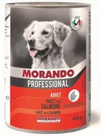 Mokra karma dla psów - MORANDO Morando Pro Mokra Karma Dla Psa Pasztet Łosoś 400 g - miniaturka - grafika 1