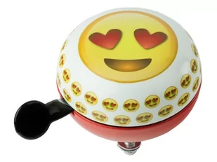 Dzwonek rowerowy WIDEK DING DONG EMOTICONS Heart Eyes 1szt. (NEW) - Dzwonki do roweru - miniaturka - grafika 1