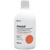Płyny do płukania jamy ustnej - Aseptall, płyn do płukania jamy ustnej z chlorheksydyną 0,12%, 500 ml - miniaturka - grafika 1