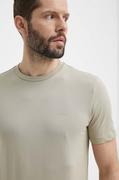 Koszulki męskie - BOSS t-shirt bawełniany kolor beżowy - Boss - miniaturka - grafika 1