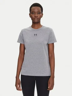 Under Armour Koszulka techniczna Rival Core 1383648 Szary Regular Fit - Koszulki i topy damskie - miniaturka - grafika 1