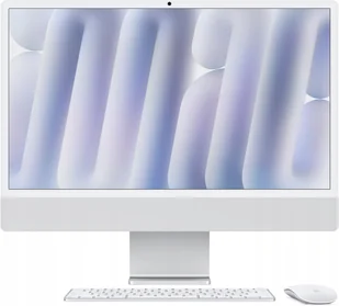 iMac 24" 4.5K Retina, Apple M4 10C CPU, 10C GPU/16GB/256GB SSD/Silver/RUS - Zestawy komputerowe - miniaturka - grafika 1
