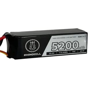 Akumulator Rhinocell Dron FPV battery pack 22.2V 5200mAh. Li-po - Akcesoria do drona - miniaturka - grafika 1