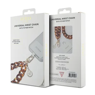 Guess GUOUCBMC4MT Universal Big Hand Strap Acetate Acrylic 4G Charm - Etui i futerały do telefonów - miniaturka - grafika 6