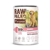 Mokra karma dla psów - Raw Paleo Pork&Lamb Puppy Can 400g - miniaturka - grafika 1