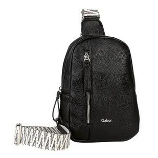 Gabor bags Silena damska torebka Sling Bag plecak mały czarny, czarny, S, Essential - Torebki damskie - miniaturka - grafika 1