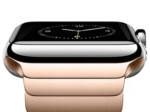 Bransoleta Alogy Stainless Steel do Apple Watch 1/2/3/4/5/6/7/8/SE/Ultra 42/44/45/49mm Różowe Złoto - Selfie stick - miniaturka - grafika 2
