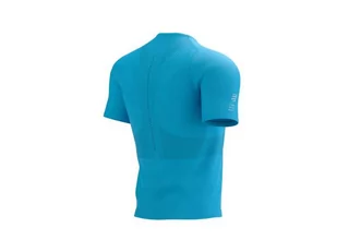 COMPRESSPORT Koszulka biegowa TRAIL HALF-ZIP FITTED SS TOP hawaiian/shaded ocean - Koszulki sportowe męskie - miniaturka - grafika 2
