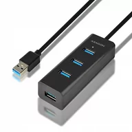 Huby USB - HUB USB Axagon AXAGON 4x USB3.0 CHARGING HUE-S2BL - miniaturka - grafika 1