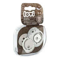 Smoczki do butelek - Smoczek LOVI Buddy Bear 0-6 m (2 sztuki) - miniaturka - grafika 1