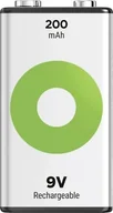 Baterie i akcesoria - GP GP ReCyko NiMH Accu 9V Block 200mAH, ready to use - miniaturka - grafika 1