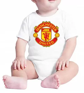 0164 BODY DZIECIĘCE MANCHESTER UNITED PREZENT 74 - Body dla niemowląt - miniaturka - grafika 1