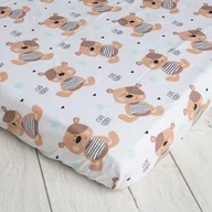 Prześcieradła dla dzieci - Prześcieradło z gumką 160x90 bawełna Kerl - miniaturka - grafika 1