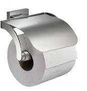 Stojaki i wieszaki na papier toaletowy - Kleine Wolke Uchwyt na papier toaletowy Meo Silver - miniaturka - grafika 1
