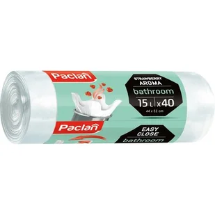 Paclan Worki łazienkowe  15 l 40 szt. - Worki na śmieci - miniaturka - grafika 1