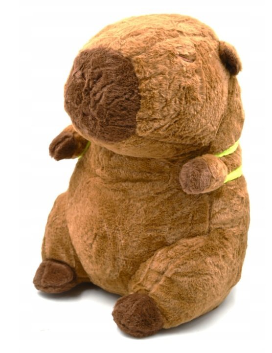 Pluszowa Kapibara z żółwiem, maskotka, pluszak, HIT INTERNETU 50 cm