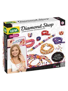 LENA Zestaw do majsterkowania "Diamond Shop" - 8+ - Zabawki kreatywne - miniaturka - grafika 1