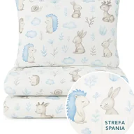 Pościel dla dzieci - Komplet pościeli do łóżeczka 90x120 + 40x60 dziecięca niemowlęca bawełna - miniaturka - grafika 1