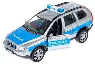 Hipo HKG Auto Policja Volvo 14cm z dźwiękiem p12 - Samochody i pojazdy dla dzieci - miniaturka - grafika 1