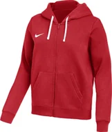Bluzy damskie - Bluza damska Nike Park 26 Fleece Full-Zip Hoodie czerwona IB1230 657 S - miniaturka - grafika 1