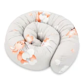 Poduszki do karmienia - Poduszka do spania na boku 400 cm bawełna - poduszka długa wałek do spania pod kark królik - miniaturka - grafika 1