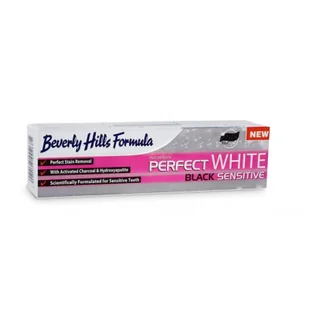 Beverly Hills Beverly Hills Perfect White Black Sensitive czarna pasta do zębów nadwrażliwych 100ml - Pasty do zębów - miniaturka - grafika 2