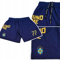 Kimona, stroje i obuwie - SPODENKI DZIECIĘCE GROUND GAME BRAZIL FOOTBALL Niebieskie r. 146 cm - miniaturka - grafika 1