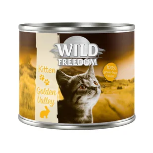 Wild Freedom 20 + 4 gratis! Wild Freedom 24 x 200 g Kitten Golden Valley królik i kurczak | - Mokra karma dla kotów - miniaturka - grafika 4
