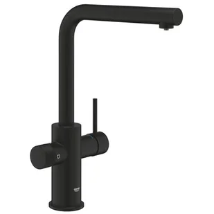 Bateria stojąca GROHE Blue Pure Minta MOUSS PHANTOM BLACK 30590KF0 - Baterie kuchenne - miniaturka - grafika 1