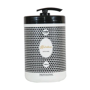 Mila Pro Maska Latte Odżywiająca Mleczna 1000ml - Maski do włosów - miniaturka - grafika 1