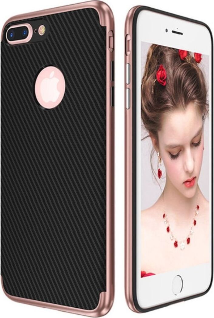 Hybrydowe silikonowe etui na telefon komórkowy Apple iPhone 8 Case Cover Bag Pink