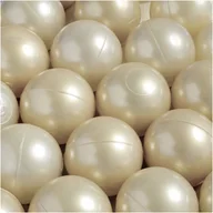Suche baseny - Piłki Kulki do Suchego Basenu Perłowe Złote dla Dzieci MISIOO 6 cm 600 szt - miniaturka - grafika 1
