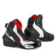 Buty motocyklowe - SHIMA SX-6 męskie buty motocyklowe - sportowe, skórzane (Białe, 45) - miniaturka - grafika 1