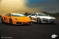 Vouchery - Super prezenty moto Lamborghini Gallardo vs Audi R8 V8 - miniaturka - grafika 1