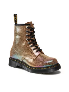 Kozaki damskie - Dr. Martens Glany 1460 26963273 Złoty - grafika 1