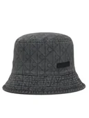 Czapki damskie - Calvin Klein Kapelusz Denim Emblem Burnout Bucket LV04F5043G Szary - miniaturka - grafika 1