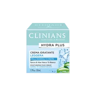 Kremy do twarzy - Clinians Hydra Plus Aloes - Krem nawilżający do twarzy dzień i noc (50 ml) - miniaturka - grafika 1