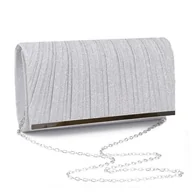 Torebki damskie - TOREBKA WIZYTOWA WIECZOROWA KOPERTÓWKA mała ELEGANCKA błyszcząca - miniaturka - grafika 1