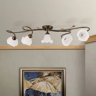 Lampa sufitowa Sisi, 5-pkt., antyczna - Lampy sufitowe - miniaturka - grafika 2