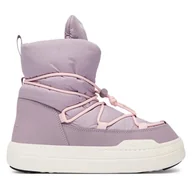 Buty dla dziewczynek - Śniegowce Moon Boot Jr Park lace Mid 80D3440070 D Różowy - miniaturka - grafika 1