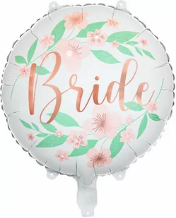 Balon foliowy Bride na Wieczór Panieński - 35 cm - 1 szt - Wieczór panieński i kawalerski - miniaturka - grafika 1