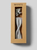 Krawaty i muchy męskie - Mucha jedwabna z fakturowanym wzorem - miniaturka - grafika 1