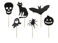 Halloween - PartyShow Pikery na muffiny na Halloween - 6 szt. DTH1-010 - miniaturka - grafika 1