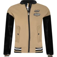 Kurtki i płaszcze dla dziewczynek - BOSS Kidswear Kurtka bomber | Regular Fit | z dodatkiem wełny - miniaturka - grafika 1