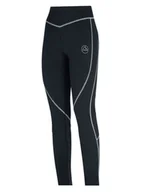 Spodnie sportowe damskie - LA SPORTIVA Legginsy funkcyjne "Instant" w kolorze czarno-turkusowym - miniaturka - grafika 1