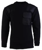 Bluzy męskie - Mil-Tec Bluza Wojskowa Wełniana Czarna - r. 60 - miniaturka - grafika 1