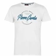 Koszulki męskie - Pierre Cardin biała koszulka męska, Rozmiar XXL - miniaturka - grafika 1